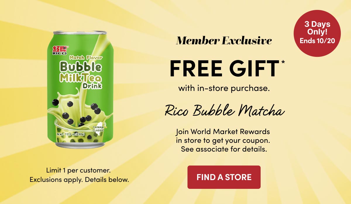  Member Exclusive Free Rico Bubble Matcha Gift* ›