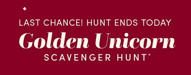  Golden Unicorn Scavenger Hunt* LAST DAY!