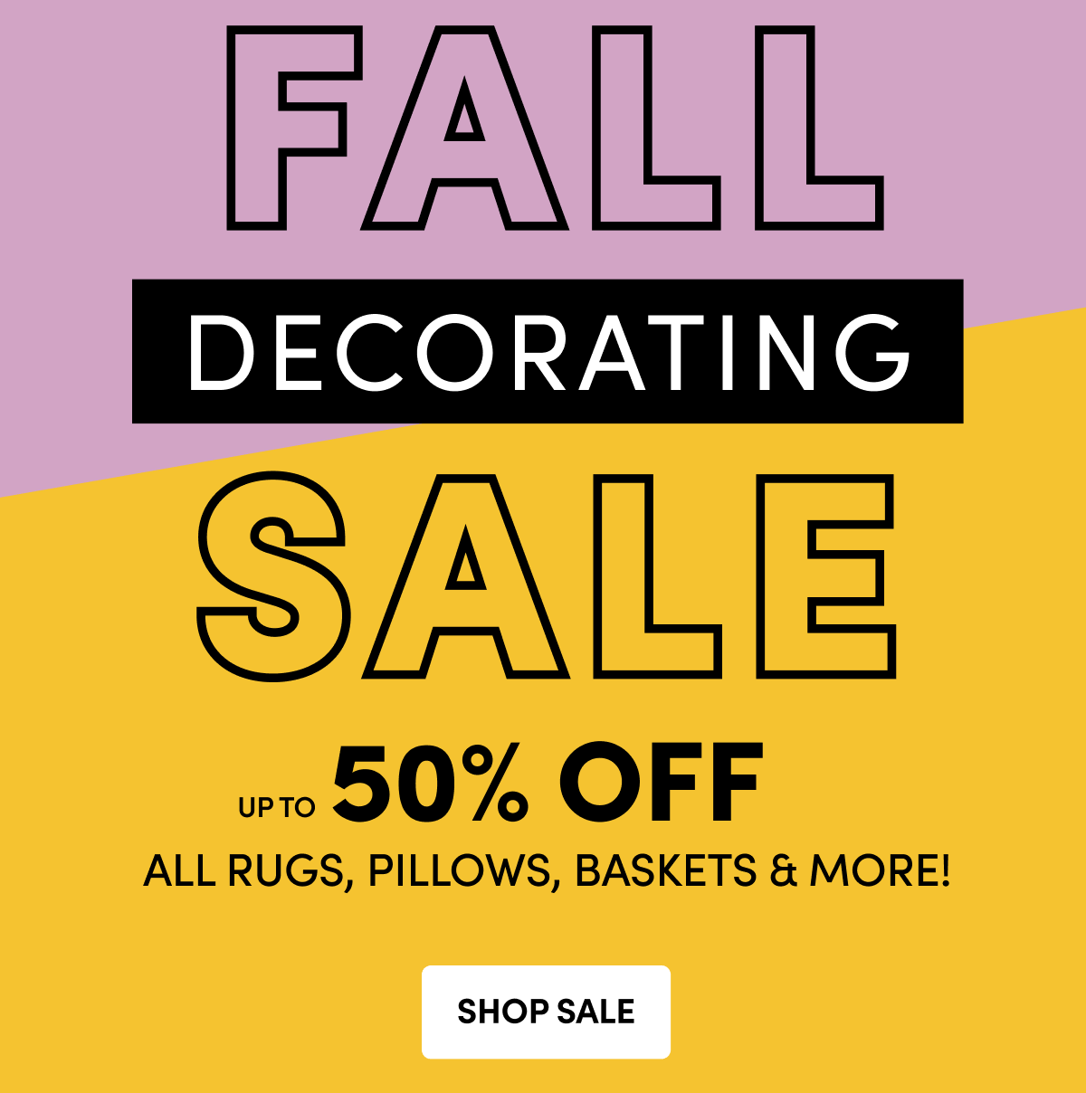  Fall Decorating Sale Save Up To 50% ! Shop Sale