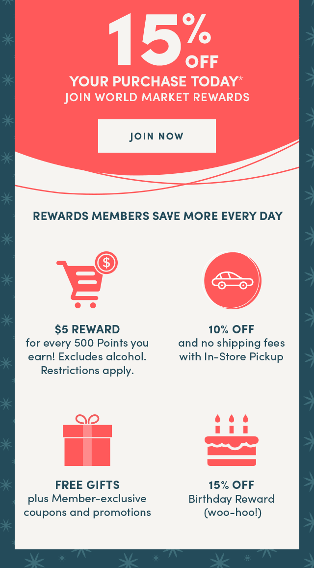  Why Wait? Join World Market Rewards Now ›